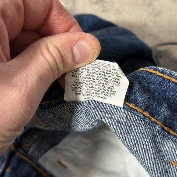 Y2K Levi's 619 Orange tab Denim Baggy Jeans Pants - Picture 5 of 6